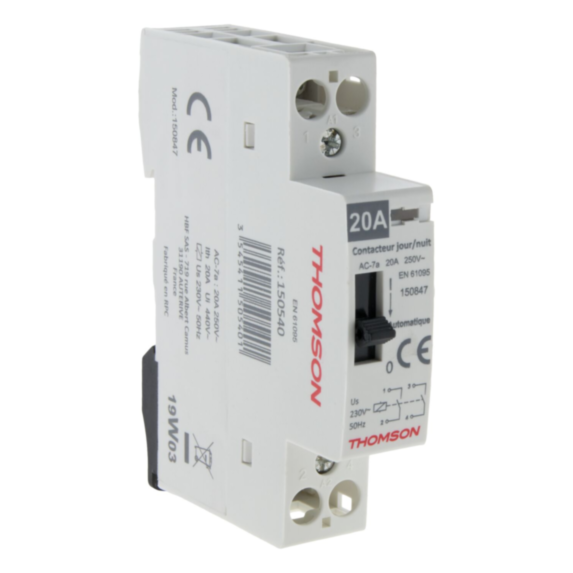 Disjoncteur à vis PH+N 20A Coupure 4,5KA NF - THOMSON