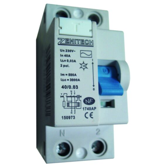 INTER.DIFF 40/2-30mA TYPE AC