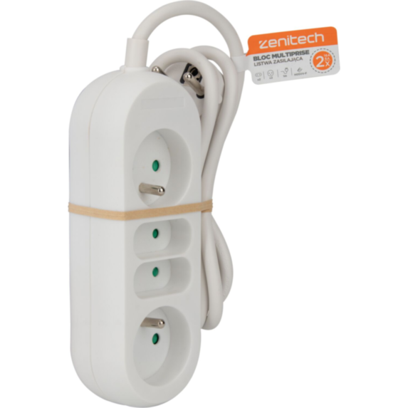 Multiprise 2 Prises 6A + 2 Prises 16A - ZENITECH
