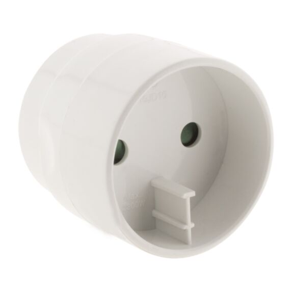 Adaptateur M Asie en fem France blanc - ZENITECH