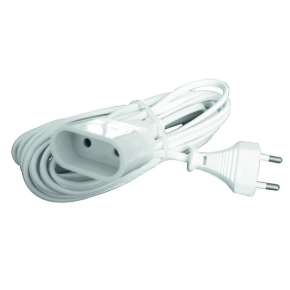 Rallonge électrique ménager 6A Blanc 3m - ZENITECH