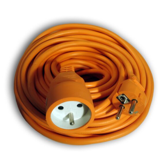 Rallonge électrique de jardin orange 3G1.5 - 50 m - ZENITECH