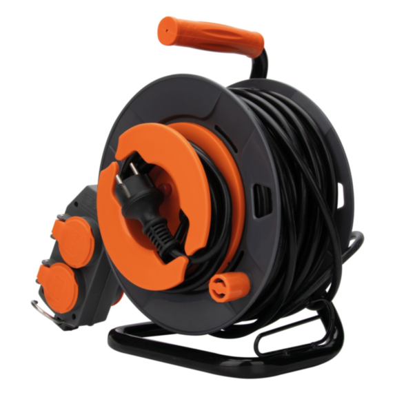 Enrouleur pour bricolage 4 Prises Femelles VVF 3G1,5 30m - ZENITECH