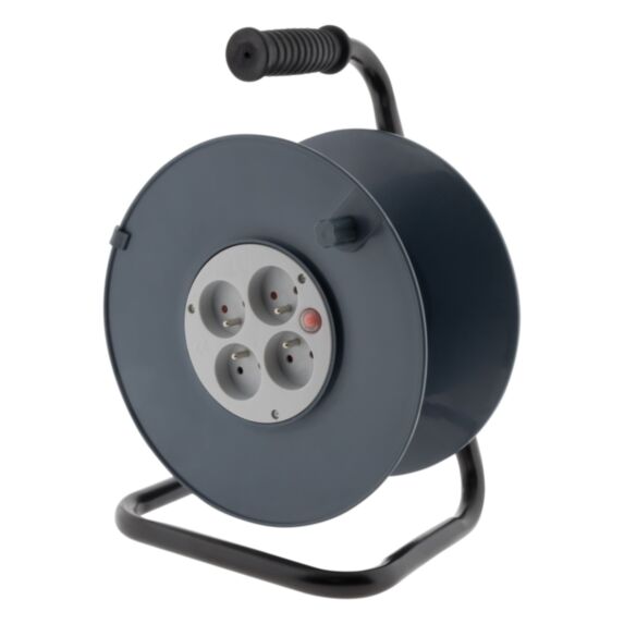 Enrouleur 4 Prises sans câble capacité 40m - ZENITECH