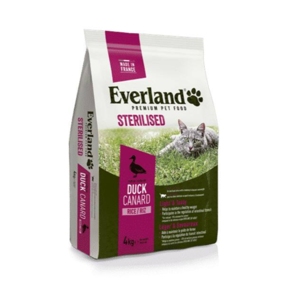 Croquette Chat adulte Sterilised 4kg - EVERLAND