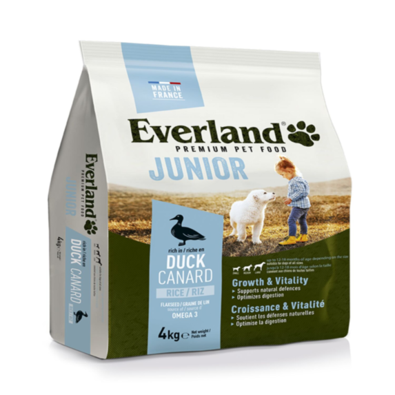 Croquettes Everland Dog Junior 4kg - EVERLAND