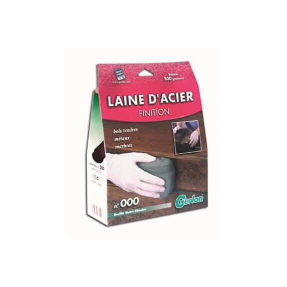 laine d'acier n000 500gr - GERLON