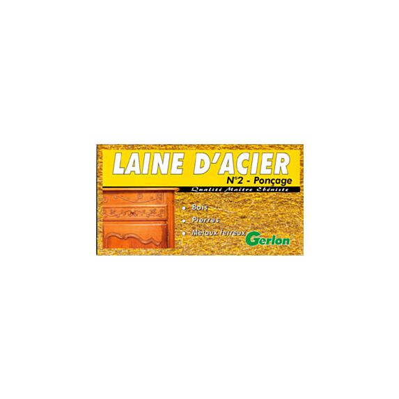 laine d'acier n2 200gr - GERLON