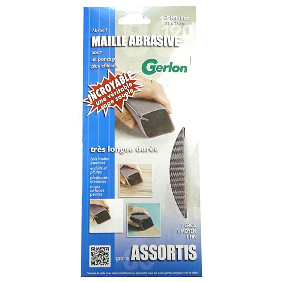 feuille grains panachés abranet 93x230mm x3