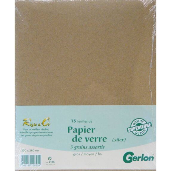 feuilles panachées silex 230x280mm x15