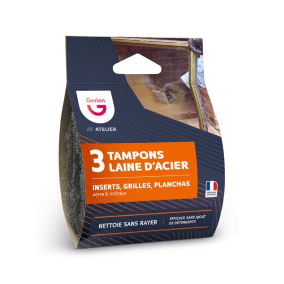 Sachet 3 patins Nettoyage Inserts laine aiguille n°0 - GERLON