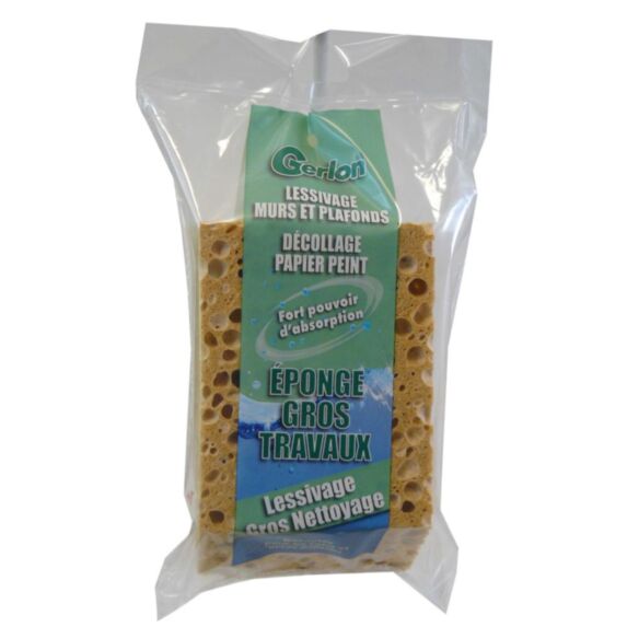 éponge gros travaux végétale biseautée