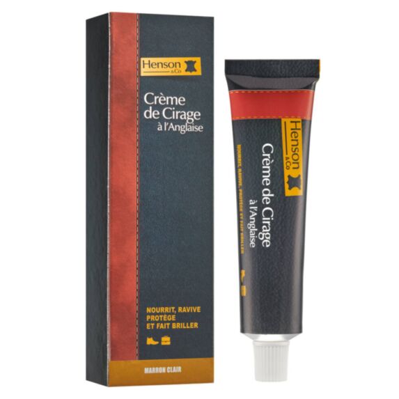 Crème de cirage à l'Anglaise marron clair HENSON
