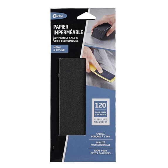 Pochette 6 feuilles impermeab 93x230 gros GERLON