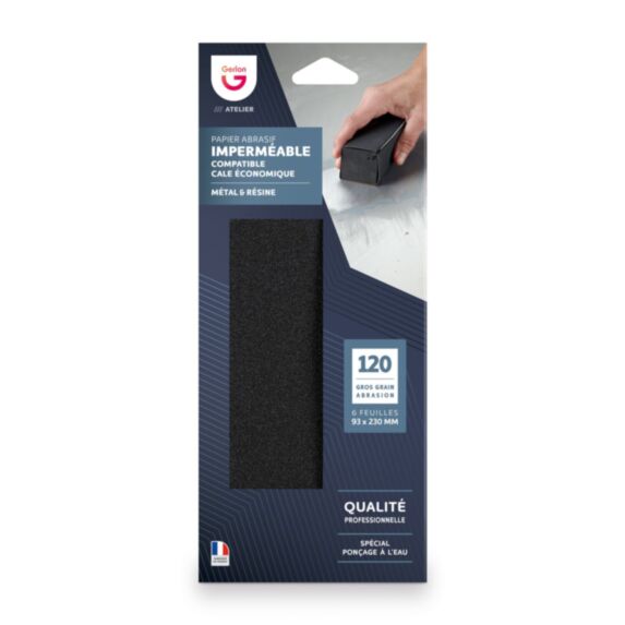 Pochette 6 feuilles impermeab 93x230 gros GERLON