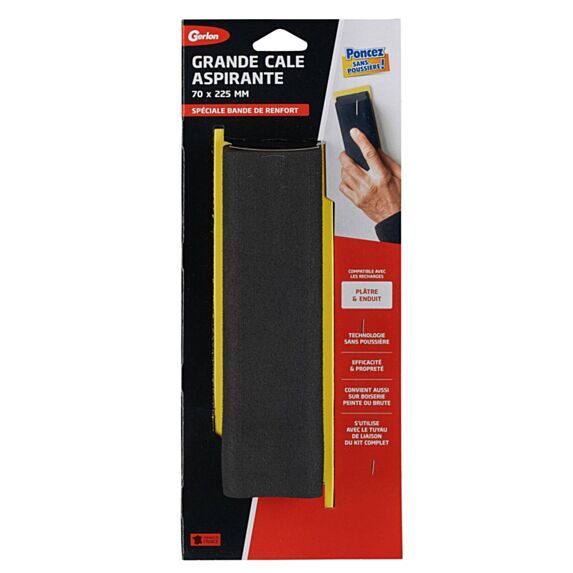 Grande cale aspirante pour ponçage enduit et plâtre - GERLON