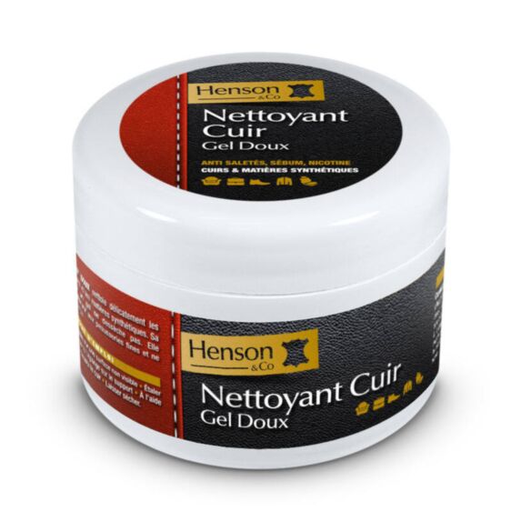 Gel nettoyant doux cuirs et matières synthétiques HENSON