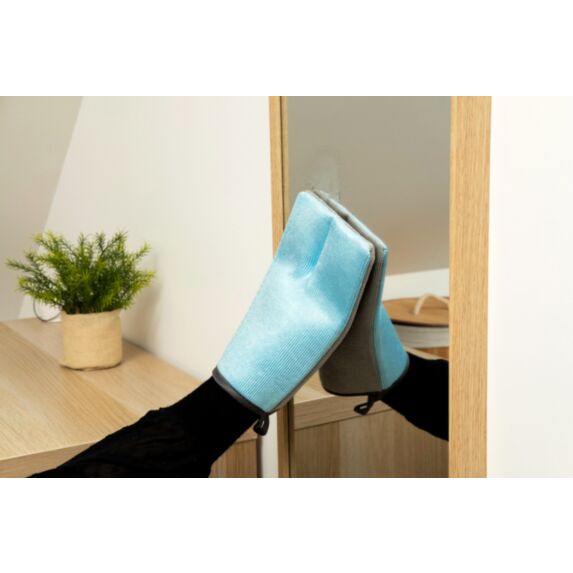 Gant vitres et miroirs microfibre 2 faces - HELVET