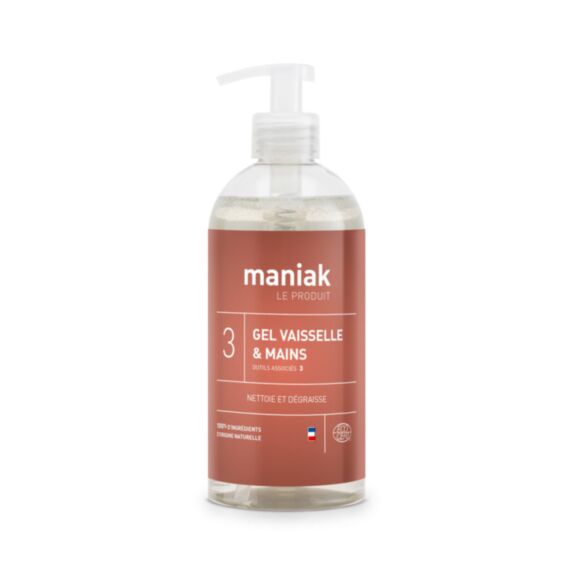 Gel Vaisselle et Mains Ecocert 0,5L - MANIAK
