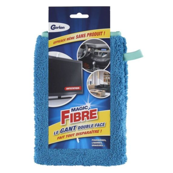 Gant dépoussiérant Magic Fibre bleu - GERLON