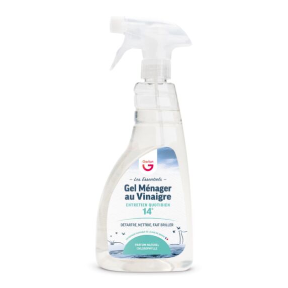 Spray gel ménager vinaigre chlorophylle 750ml - GERLON