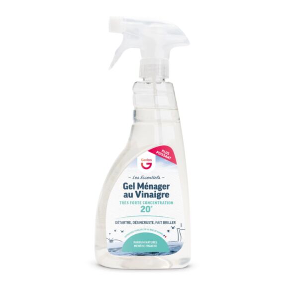 Spray gel ménager vinaigre menthe 750ml - GERLON