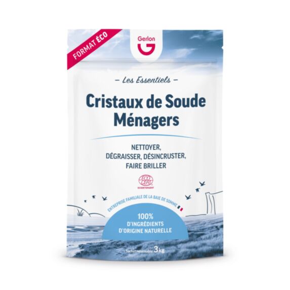 Cristaux de soude véritables Les Essentiels 1,5kg - GERLON