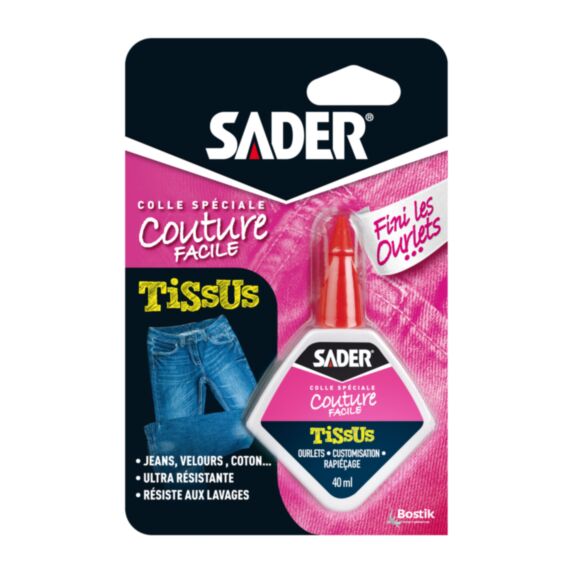 Colle spéciale Tissus 40ml - SADER
