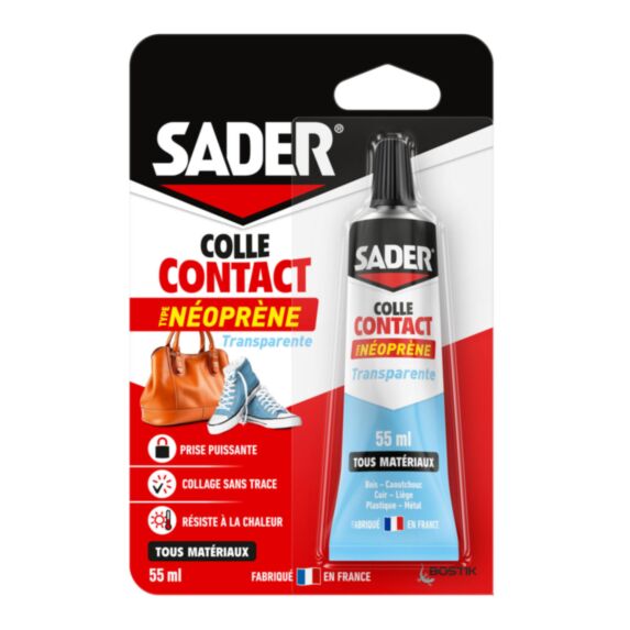 Colle Contact transparente 55ml - SADER