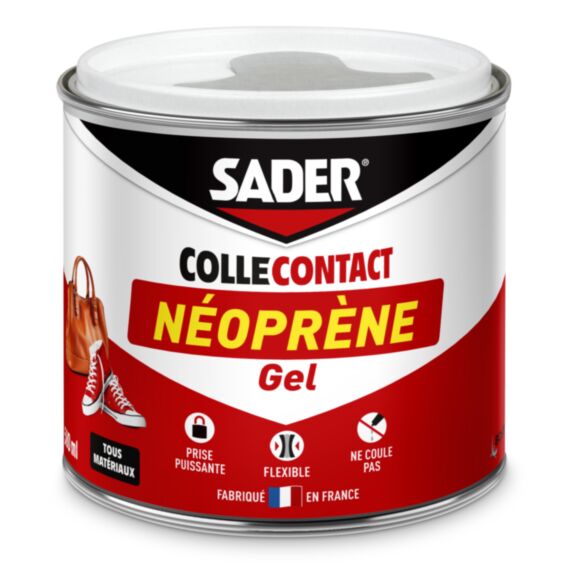 Colle Contact Néoprène Gel 500ml - SADER