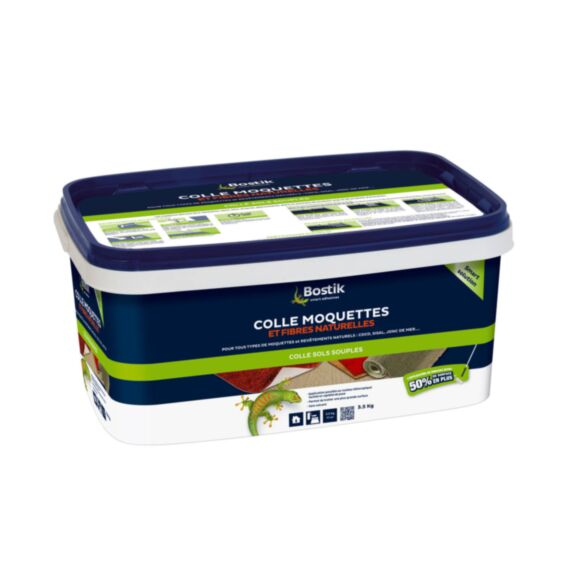 Colle Moquettes et Fibres Naturelles 3,5kg - BOSTIK