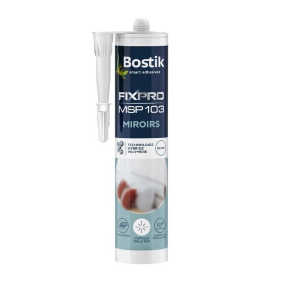 Colle Mastic FIXPRO MSP 103 Miroirs 290ml - BOSTIK