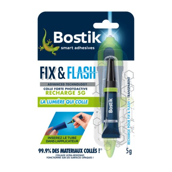 Recharge Fix&Flash 5g Colle Cyanoacrylate - BOSTIK