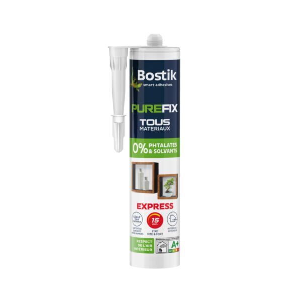 Colle de Fixation Purefix Express Blanc 280ml - BOSTIK
