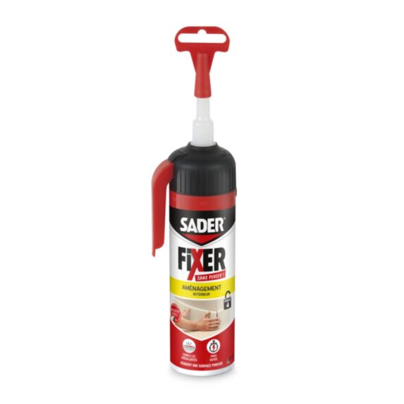 Colle de Fixation Fixer Sans Percer Intérieur Blanc 130gr - SADER