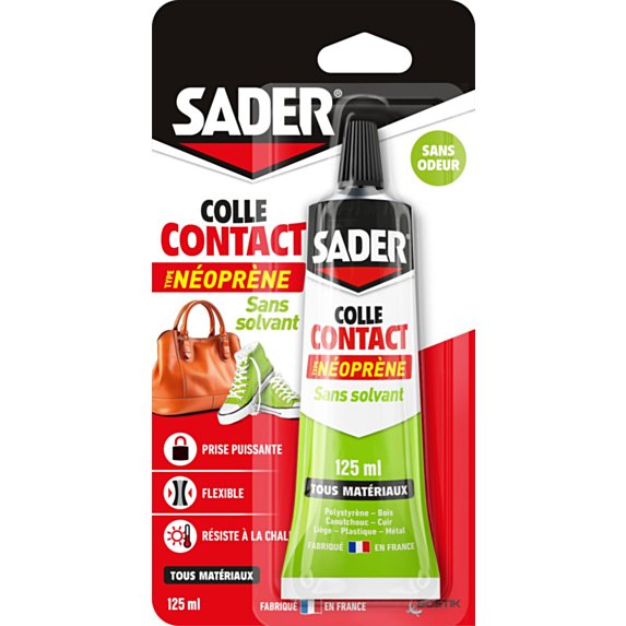 Colle néoprène sans solvant 125ml - SADER