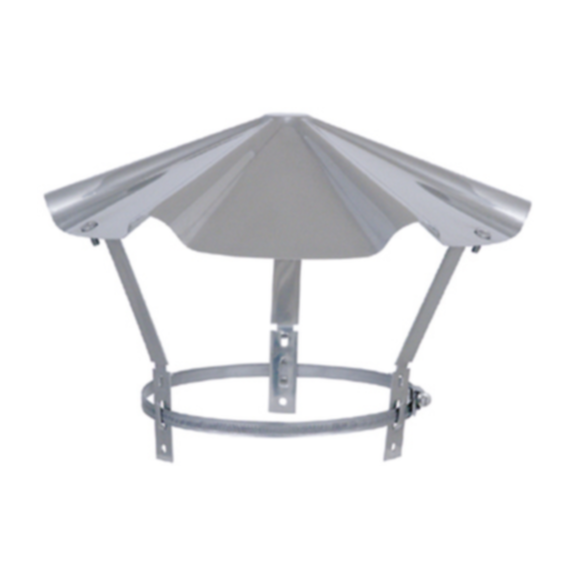 Chapeau chinois Inox Ø80-125mm - JONCOUX