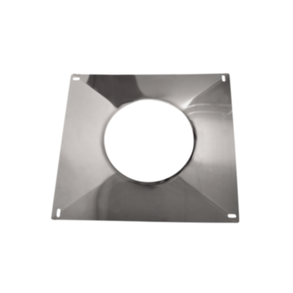 Plaque étanchéité haute bord relevé 350x350mm Ø80mm - JONCOUX