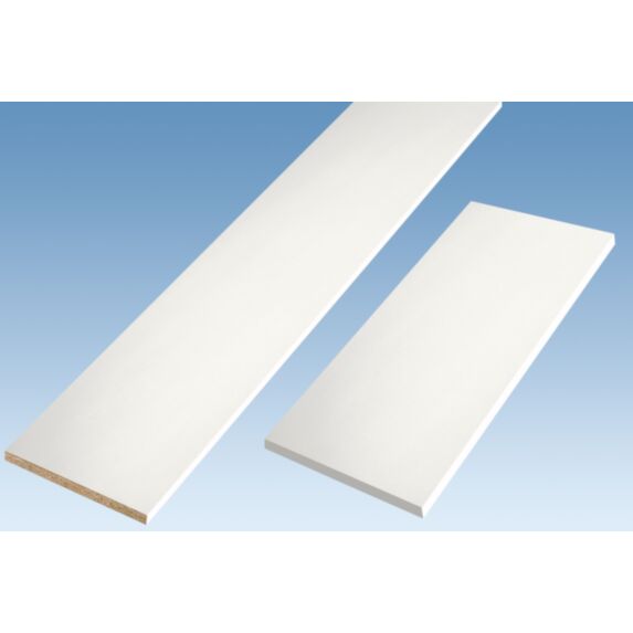 Tablette mélaminée blanc givré 800x500x18 mm