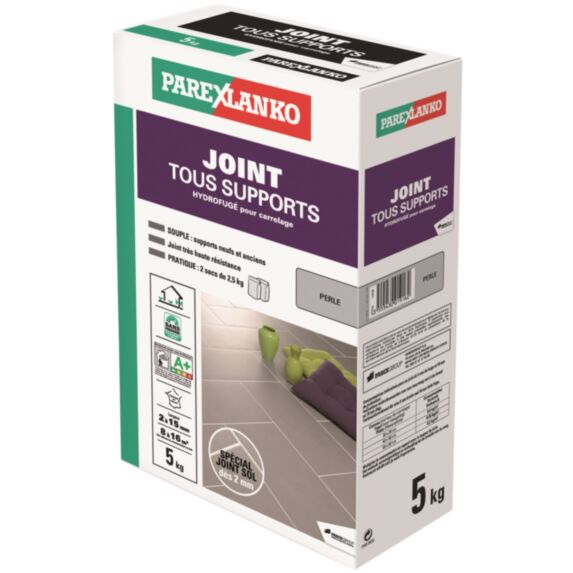 Joint de carrelage tous supports perle 5 kg - PAREXLANKO