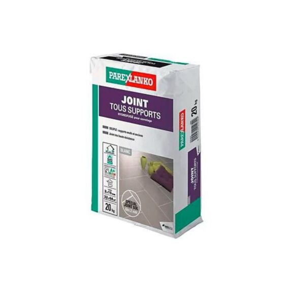 Joint de carrelage tous supports blanc - PAREXLANKO