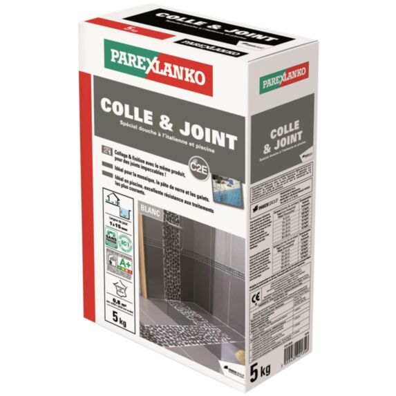 Colle & joint de carrelage douche italienne & piscine - PAREXLANKO