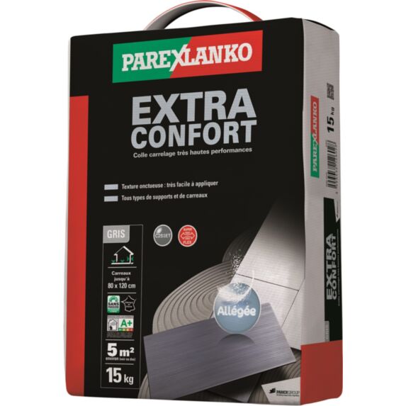 Colle carrelage extra confort 15kg - PAREXLANKO