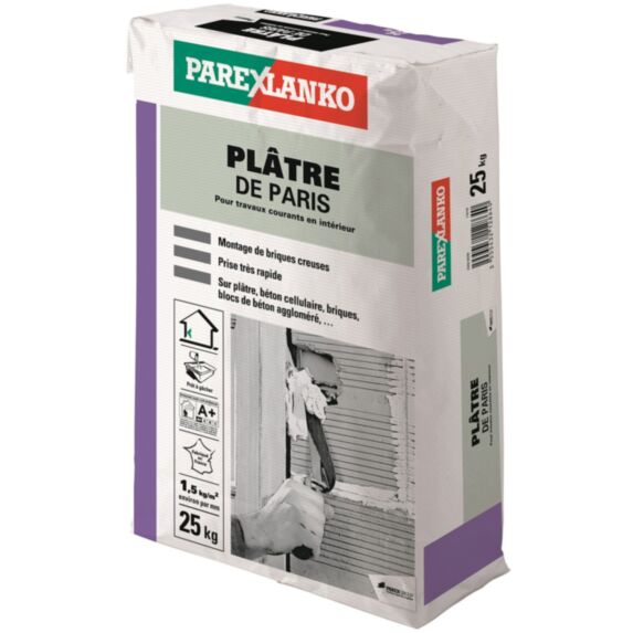 Plâtre de Paris 25kg - PAREXLANKO