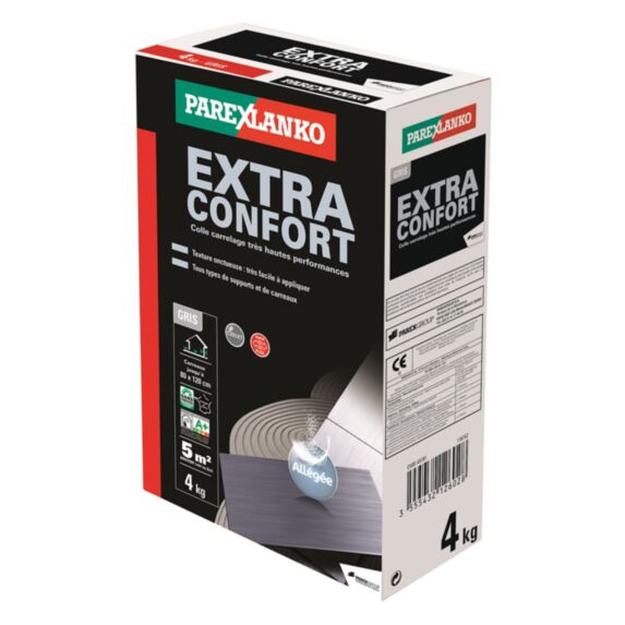 Colle carrelage extra confort 4 kg - PAREXLANKO
