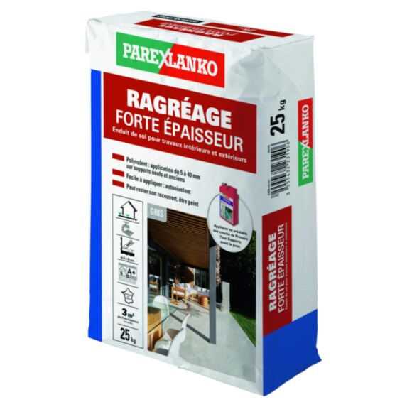 Ragréage forte épaisseur autonivelant 25kg - PAREXLANKO