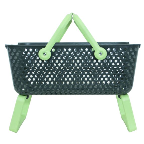 Panier kajo 15L Gris / Tilleul - POUSS VERT