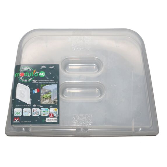 EMBOUTS X 2 TUNNELS MODUL'O 40 NOUVELLE VERSION