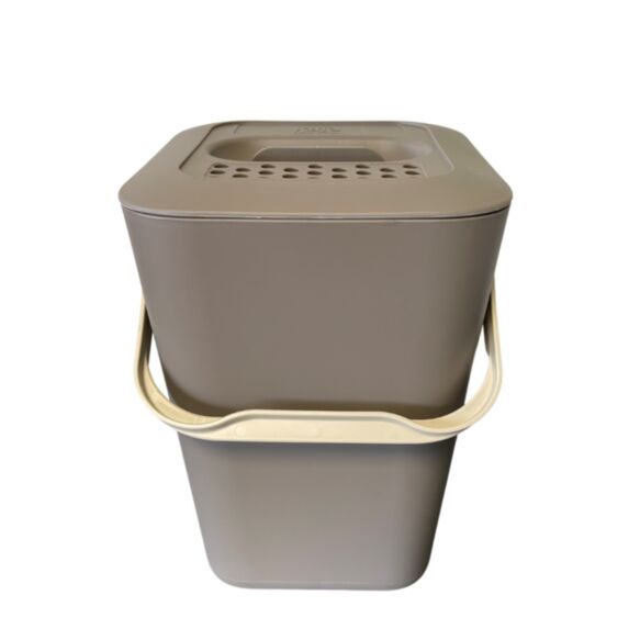 Seau à compost bioseau 7,5 l taupe/beige - KAJO