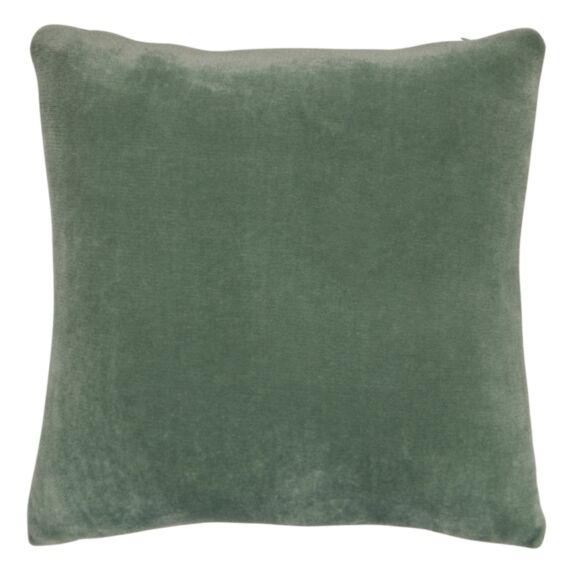 Coussin en flanelle uni 38x38cm vert céladon - ATMOSPHERA, CRÉATEUR D'INTÉRIEUR